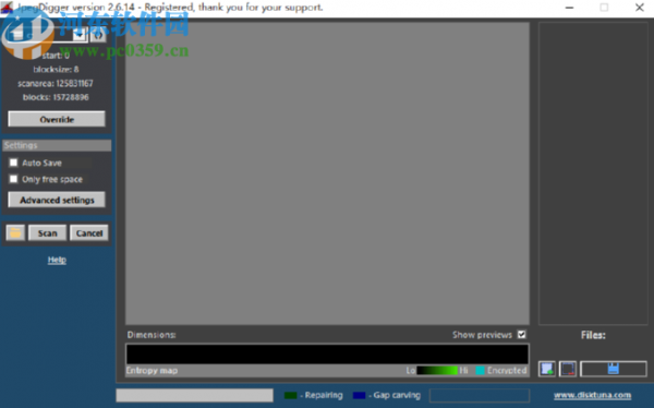 JpegDigger恢复图片文件的方法步骤