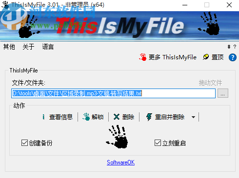 ThisIsMyFile解锁电脑文件的方法步骤