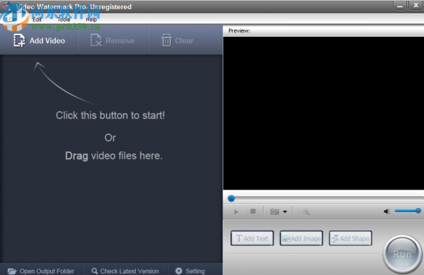 Aoao Video Watermark Pro给视频添加水印的方法