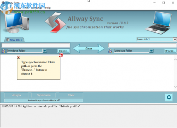 Allway Sync同步电脑文件夹的操作方法