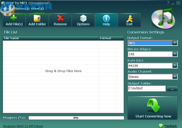 WAV to MP3软件把WAV音频转换成MP3格式的方法