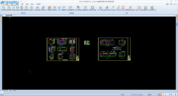 CAXA实体设计2015比较两张exb图纸文件差异的方法