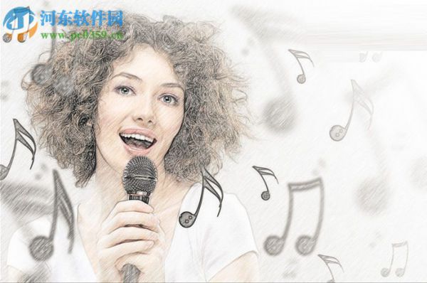ps制作彩铅手绘效果
