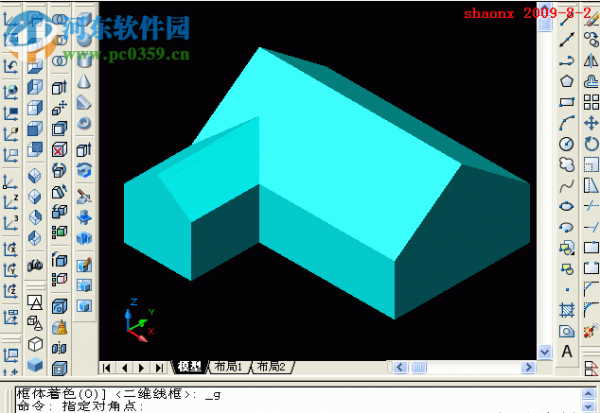 AutoCAD三维建模拉伸/倒角/并集操作教程