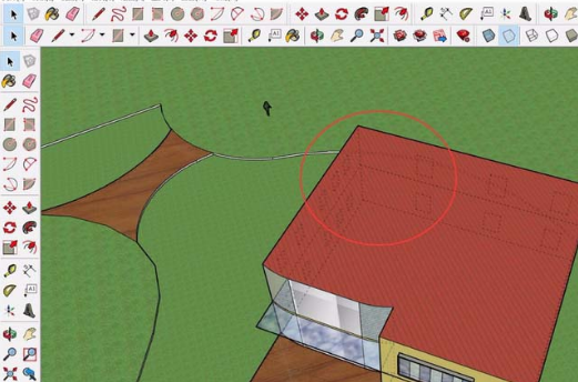 SketchUp后边线取消方法介绍