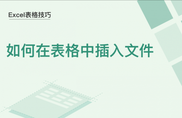WPS中Excel表格怎么插入文件