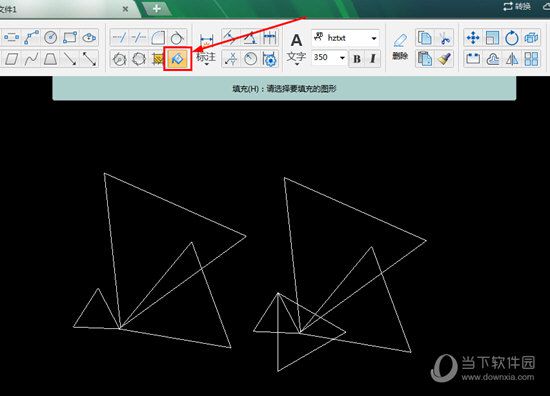 CAD迷你画图如何填充颜色 填充颜色的方法介绍