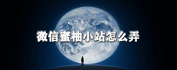 微信蜜柚小站怎么用？微信蜜柚小站用法详解