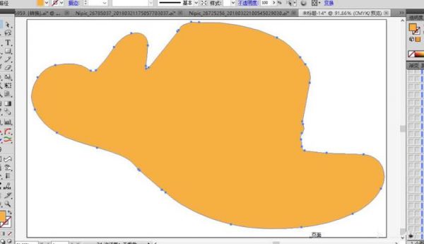 ai绘制沙滩帽的操作步骤