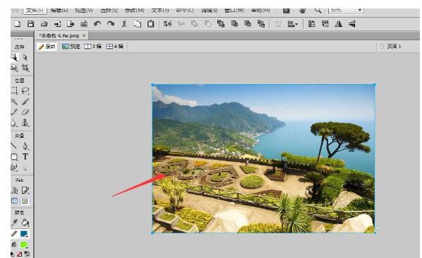 Fireworks给图片加模糊效果的操作流程