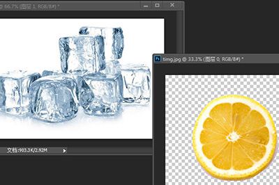 PS把物体融入冰块的操作步骤