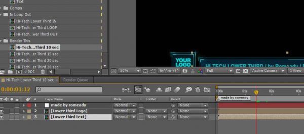 Adobe After Effects设置图层中间断开的方法