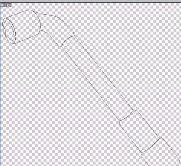 ps制作套筒扳手矢量图的操作方法