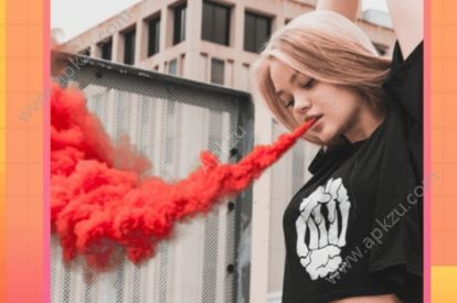 快手吐红烟是怎么制作的