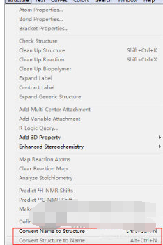 ChemOffice中命名具体操作步骤