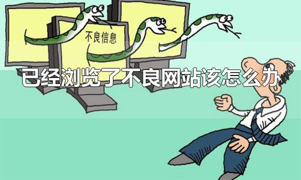 已经浏览了不良网站该怎么办 如何避免不良网站