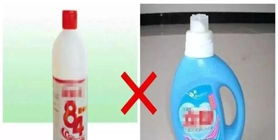 洗衣粉和消毒液能混着用吗
