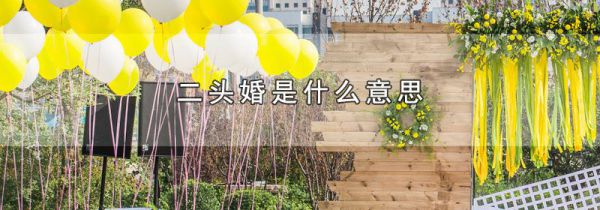 二头婚是什么意思