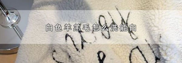 白色羊羔毛怎么洗能白