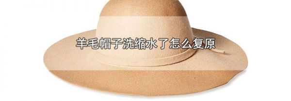 羊毛帽子洗缩水了怎么复原