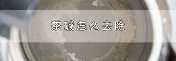 茶碱怎么去除