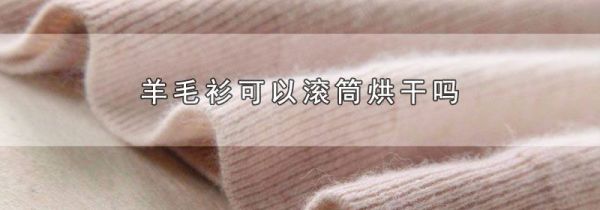 羊毛衫可以滚筒烘干吗