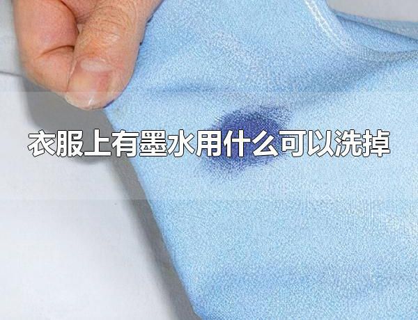 衣服上有墨水用什么可以洗掉 衣服上的墨水可用洗衣液洗掉
