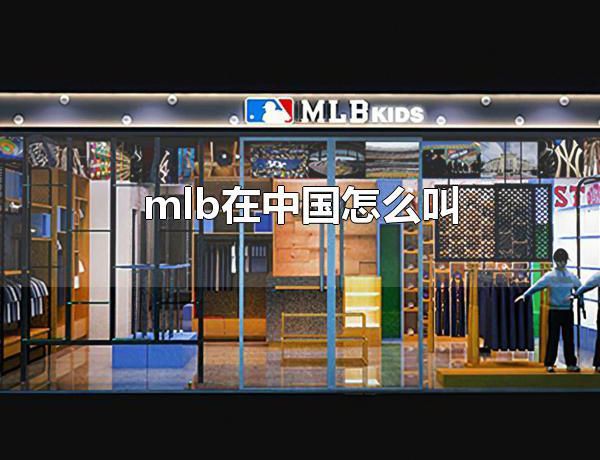 mlb在中国怎么叫 mlb在中国也称为mib