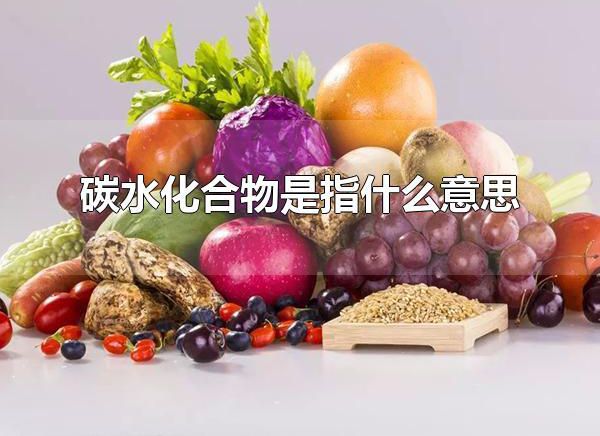 碳水化合物是指什么意思 含有碳水化合物的常见食物有哪些