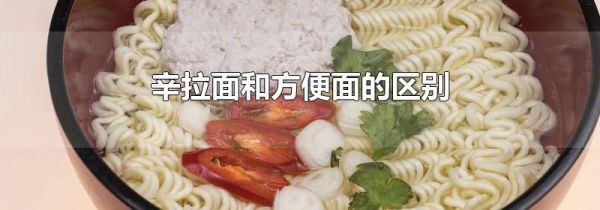 辛拉面和方便面的区别