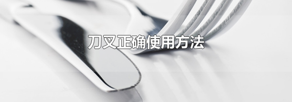 刀叉正确使用方法