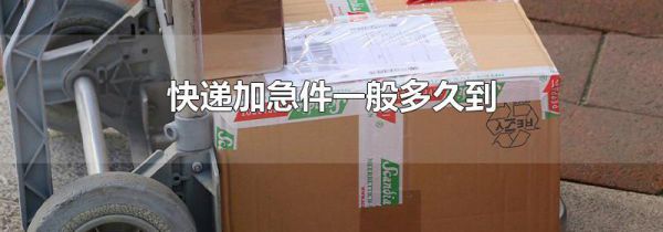 快递加急件一般多久到