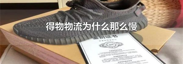 得物物流为什么那么慢