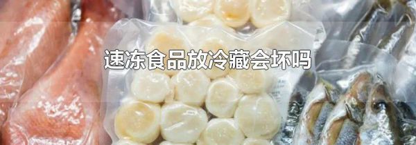 速冻食品放冷藏会坏吗