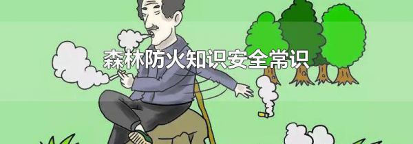 森林防火知识安全常识