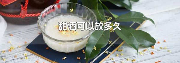 甜酒可以放多久