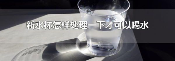 新水杯怎样处理一下才可以喝水