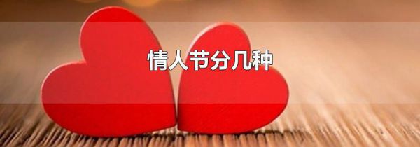 情人节分几种