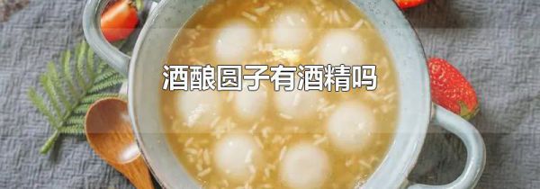 酒酿圆子有酒精吗