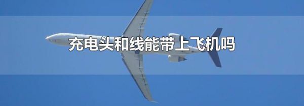 充电头和线能带上飞机吗