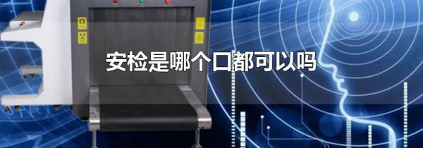 安检是哪个口都可以吗