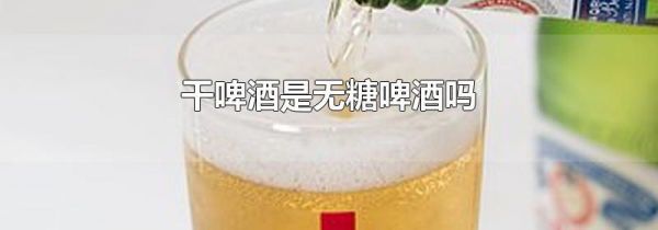 干啤酒是无糖啤酒吗