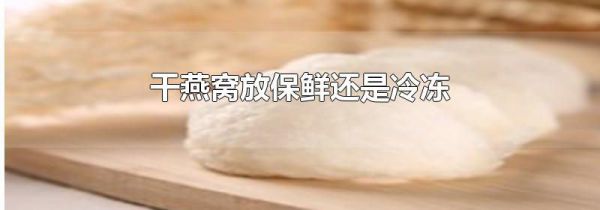 干燕窝放保鲜还是冷冻