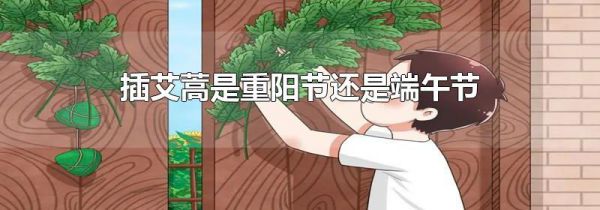 插艾蒿是重阳节还是端午节