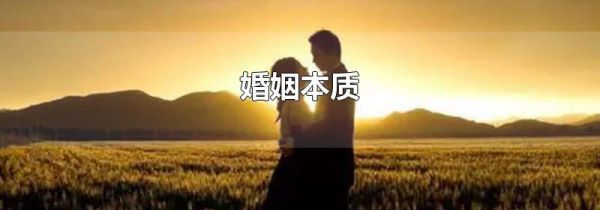 婚姻本质