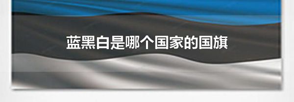 蓝黑白是哪个国家的国旗