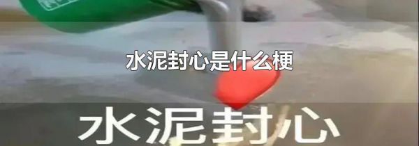 水泥封心是什么梗