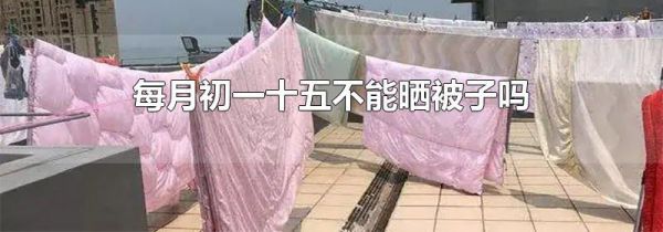 每月初一十五不能晒被子吗