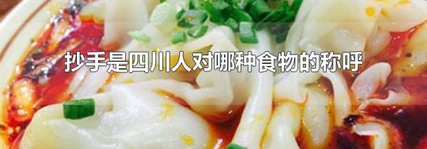 抄手是四川人对哪种食物的称呼
