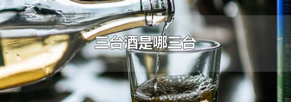 三台酒是哪三台